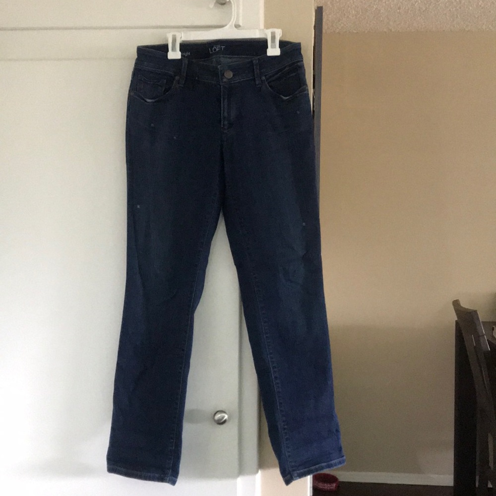 Ann Taylor Loft dark wash jeans